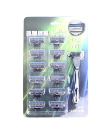Razors for Men Razors for Men Contains a men's razor and 12 refill blades for men's razors For shaving