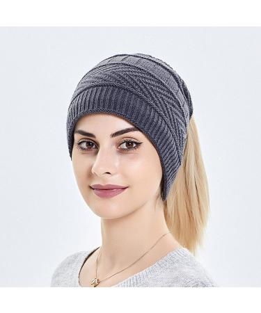 Hanxiulin Coarse Knit Winter Hat for Men & Women | Soft Warm Windproof Beanie - Classic Fashion Knit Cap - Buy Online on GoSupps.com