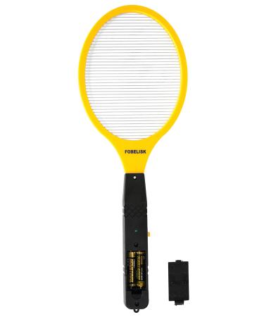 Bug Zapper - Electric Fly Swatter - Mosquito Zapper Killer - Fly Zapper - Electric Fly Swatter Racket for Camping, Travel, Outdoor and Indoor Pest Control (2AA Batteries Included)