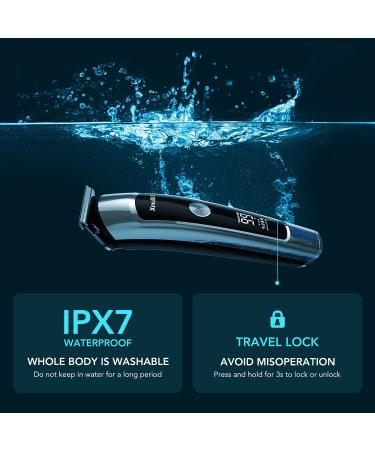 OPOVE Electric Beard Trimmer for Men - All-in-1 Grooming Kit | Manscape Body, Nose Trimmer - Cordless Clippers with Waterproof Design | 115min Runtime - Buy Online on GoSupps.com