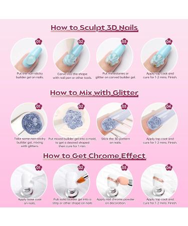  MAGIC ARMOR Solid Builder Gel 4 in 1 15g 3D Gel Builder Gel Solid Builder Gel for Gel Nails Carving and Nail Extension Non-stick for DIY Nail Salon Nail Art Design - Buy Online on GoSupps.com