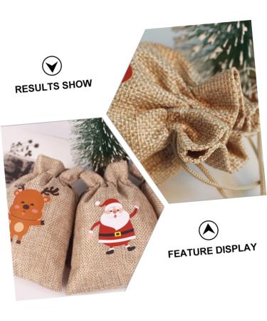 Cabilock 48 Pcs Christmas Sack Calendars Santa Bag Christmas Advent Bags Countdown Blush Beam Port Elder - Buy Online on GoSupps.com