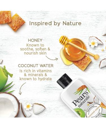 Pears Naturale Nourishing Coconut Water Bodywash 250ml - Hydrating Cleansing for All Skin Types | Shop Internationally - Buy Online on GoSupps.com