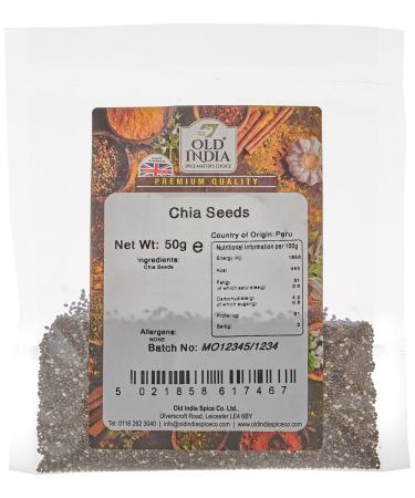 Old India Chia Seeds 50g