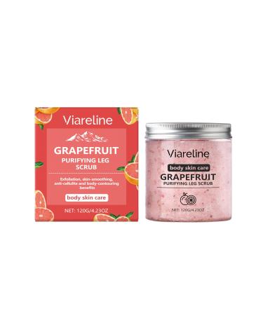 1 Pcs Grapefruit-Scented Sea Salt Body Scrub: Gently Exfoliates and Moisturises The Skin For Daily Care.Moisturizing and Exfoliating Body Face Hand Foot Scrub