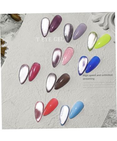 Healeved 1pc Beautiful Nail Gel UV LED Nail Gel Polish Chameleon Cat Eye UV Polish Gel Nail Polish Gel - Buy Online on GoSupps.com