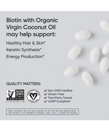 Sports Research Biotin 10 000 Ã¢â¬â 120 Mini Veggie Softgels for Healthy Hair  Skin & Nails - Buy Online on GoSupps.com