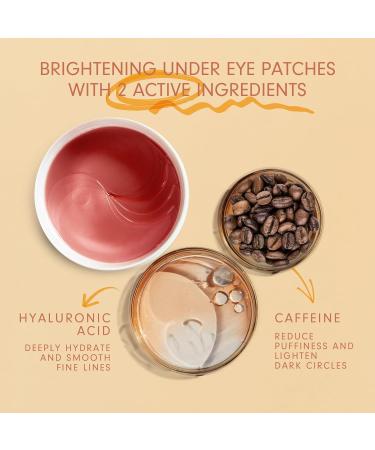 Eye Patches for Puffy Eyes & Dark Circles | Brightening Caffeine & Hydrating Hyaluronic Acid (30 Pairs - Buy Online on GoSupps.com