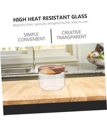 Alipis Glass Transparent Kitchen Cereal Soybean Jar Sealing Grain Multifunction Cereals Can Coarse Food 1 - Buy Online on GoSupps.com