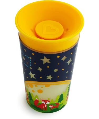 Munchkin Miracle 360 Glow in the Dark Sippy Cup 9oz - Camping Yellow | Shop Now - Buy Online on GoSupps.com