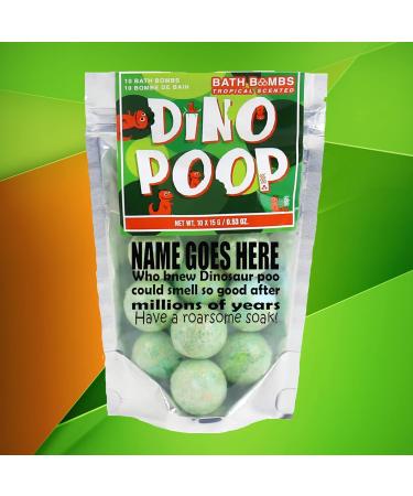 Dino Poop Personalised Tropical Scented Bath Bombs Gift Set - Buy Online on GoSupps.com