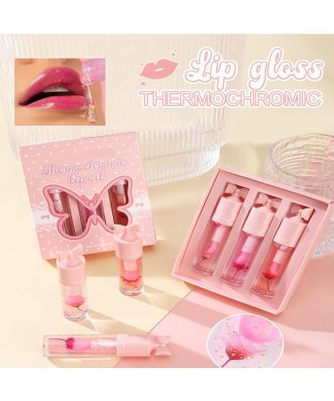  BommFu Chameleon Lip Oil - Moisturizing and Plumping Balm with Chameleon Effect | Glossy Lip Care - Gift Idea for Women Mothers or Daughters - Buy Online on GoSupps.com