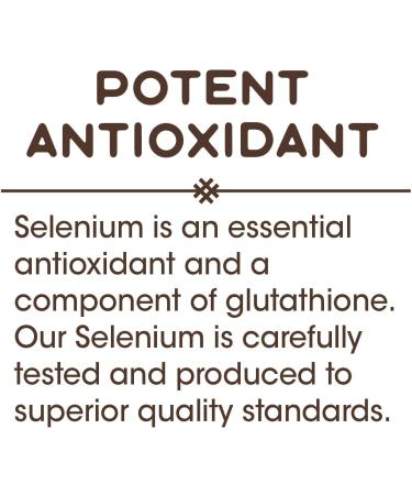 Nature's Way Selenium 200 mcg - Antioxidant Support, L-Selenomethionine, 100 Capsules - Buy Online on GoSupps.com