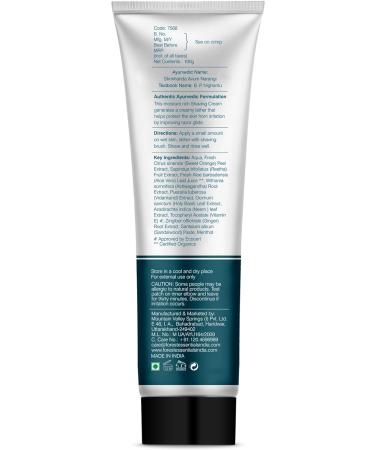 Forest Essentials Sandalwood and Orange Peel Shaving Cream 100g - Buy Online on GoSupps.com