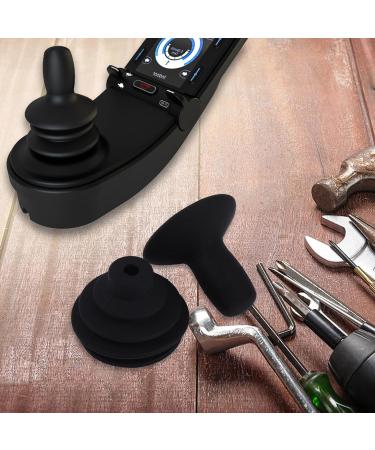 Wheelchair Joystick Button Cap Joystick Controller Knob 1Set Joystick Controller Knob and Gaiter Wheelchair Joystick Button Cap Black Joystick Knob Button Controller for Electric Wheelchair - Buy Online on GoSupps.com