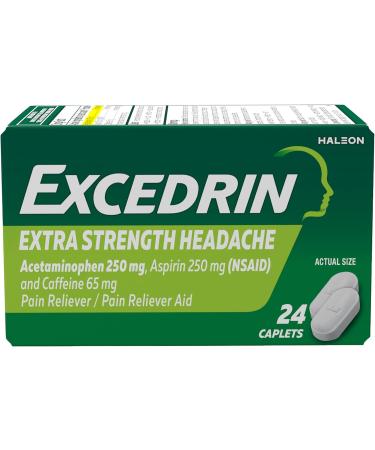 Excedrin Extra Strong Caplets 24 Count