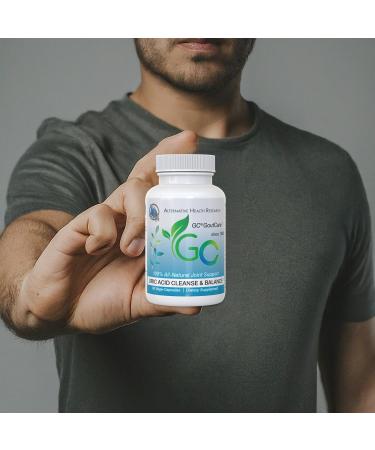 GC GoutCare 6 Bottle Pack- Uric Acid Management and Joint Support Featuring Turmeric Garlic Milk Thistle and More - (90 Capsules in Each Bottle x 6) - Buy Online on GoSupps.com