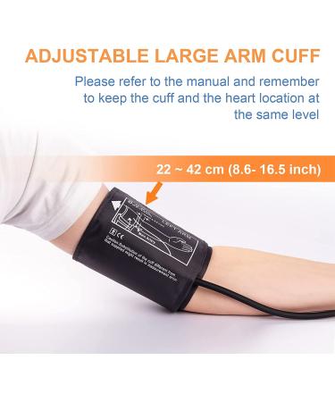 Upper Arm Blood Pressure Monitor | Automatic Digital BP Machine with English & Spanish Talking | Large Backlit Display | Home Use Irregular Heartbeat & Hypertension Detector - Buy Online on GoSupps.com