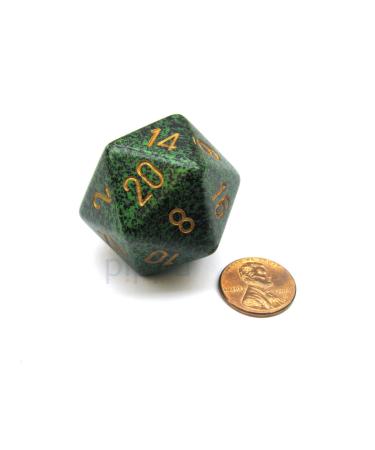 Jumbo d20 Counter - Speckled 34mm Dice: Golden Recon by Chessex