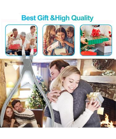 Professional Stainless Steel Toenail Clippers for Thick and Ingrown Nails - Sharp Curved Blade Nail Cutter for Men, Women, and Adults - Buy Online on GoSupps.com