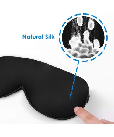 JEFlex Natural Silk Sleep Mask - Ultra-Smooth Blindfold for Deep Rest - Buy Online on GoSupps.com