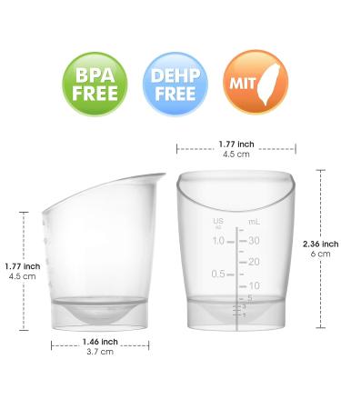 Maymom Baby Feeding Cup for Dosing Medicine - 1 oz (4ct) | Graduated Measurement for Accurate Dosage - Buy Online on GoSupps.com