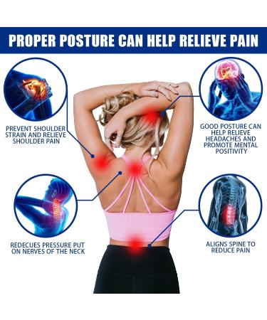 Posture Corrector for Men & Women - Adjustable Back Brace for Pain Relief & Enhanced Lumbar Support - breathable Upper & Lower Back Straightener - Medium Size - Buy Online on GoSupps.com