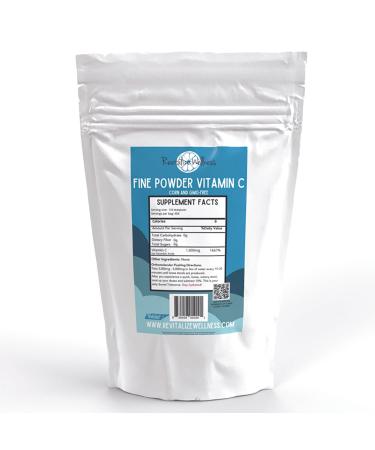 Fine Powder Vitamin C as Ascorbic Acid | Pure Sugar & GMO-Free | 1000 mg Vitamin C per Serving | 454 Servings per Bag 16 Ounce (Pack of 1)