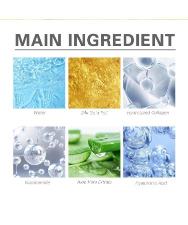24K Gold Collagen Cream - Anti-Aging Face Cream for Reducing Age Spots Fine Lines & Wrinkles | Firming & Lifting Skin Elasticity - Buy Online on GoSupps.com