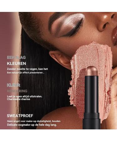 Cream eyeshadow - Light eye makeup - 6 colors long-lasting cream eyeshadow stick for weddings costumes holidays parties travel - Buy Online on GoSupps.com