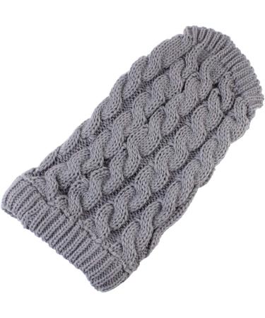 Famkit Pet Dog Roll Collar Sweater - Stylish & Warm Knitwear for Small Dogs (Size L: 8.8-11lb) - Premium Gray Dog Clothing - Buy Online on GoSupps.com
