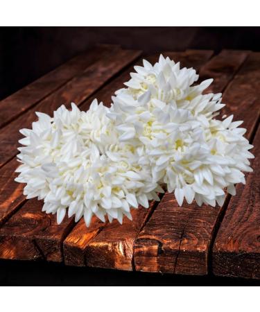 Traditional Indian Hair and Hand accessories White Gajra Artificial Flower Jewelry Handmade Veni tiara For Women Girls Party Wear bridal mehndi Hair Bun (1 pc) (Small) - Buy Online on GoSupps.com