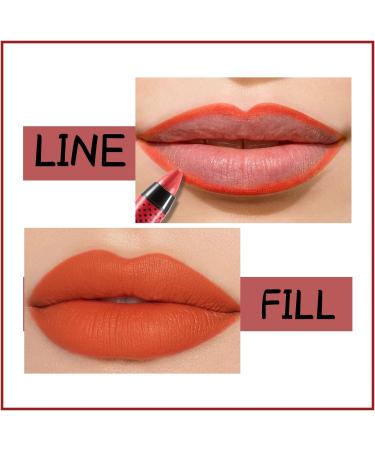 Boobeen Matte Lip Liner Pencil - Nude Lipstick with High Pigment & Waterproof Formula - Buy Online on GoSupps.com