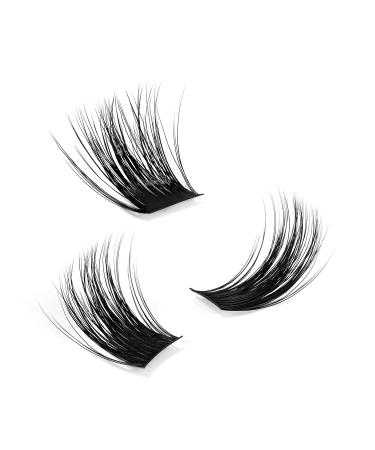 14 Pairs D Curl Cluster Lashes - 140 PCS DIY Individual Wisps, Reusable Segments for Professional Makeup - Devil 05-D - Buy Online on GoSupps.com