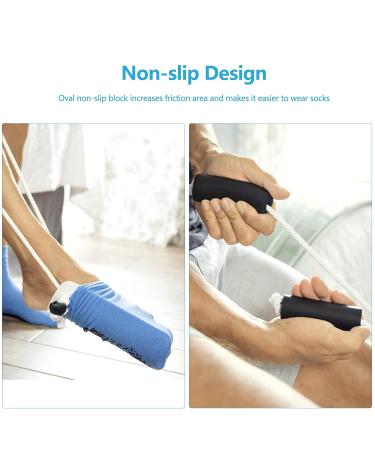 Julyee Sock Aid with Foam Handle - Ideal for Pregnant Women | Easy Dressing Aid for Comfort & Convenience - Buy Online on GoSupps.com