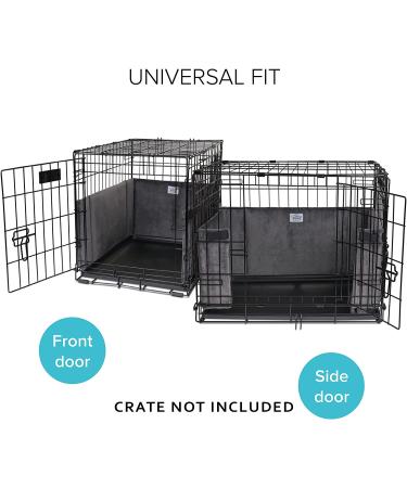 Pet Dreams Dog Crate Bumper - Eco Friendly Pads for Wire Crate | 18 Graphite Grey - Buy Online on GoSupps.com