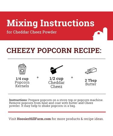 Hoosier Hill Farm Cheddar Cheez Powder - 1 Pound | Premium Quality Cheese Powder - Buy Online on GoSupps.com