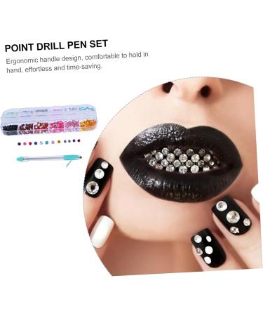 MAGICLULU 2 Sets Manual Drilling Pen Nail Art Pen Materiales Para U as Kit De Manicura Rhinestone Pointing Pen Nail Kits Rhinestone Painting Tool Pc Nail Supplies Diamond Manicure - Buy Online on GoSupps.com