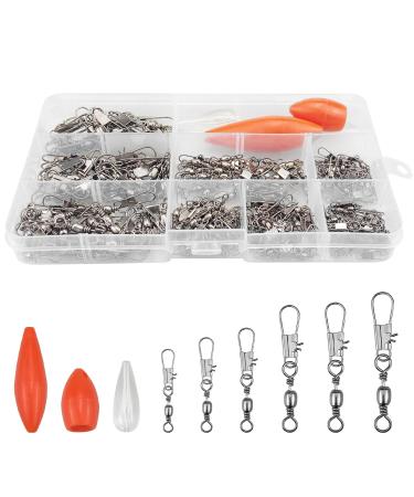 200 StK Fishing Angel Vortians fishing vertebrae fishing barrels vertebrae with ball bearing vertebrae 2# 4# 8# 10# 12# fishing accessories set with vertebrae pearls stainless steel lure plug stable rings for fishing