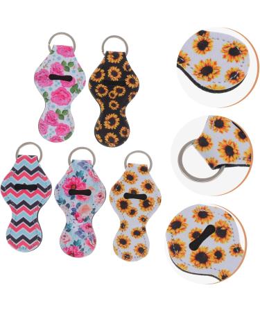  Beavorty Beavorty 20Pcs Lipstick Keychain Neoprene Lip Balm Holder Organizer Keychain Key Ring Lip Cream Cover Car Key Chain - Buy Online on GoSupps.com