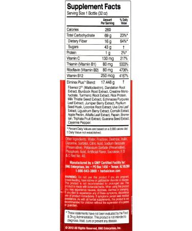Herbal Clean QCARBO32 Tropical Flavor Liquid - Detox Drink - Buy Online on GoSupps.com