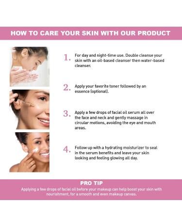 CLARA'S NEW YORK Natural Glowing Facial Serum Duo (Natural 100% Rosehip Oil serum 30ml & Natural 94% Vitamin C Face Serum 30ml) with Niacinamide and Hyaluronic Acid Vitamin E Made in USA - Buy Online on GoSupps.com