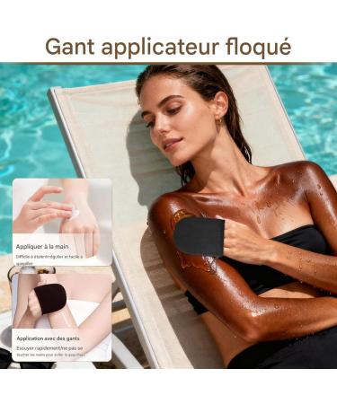  Ruhnjyg Tanning Mitt Gentle and Skin-Friendly Tanning - Self-Tanning Lotion Applicator For Outdoor Travel and Vacations Women Men Adults Teenagers Athletes Cyclists Golfers - Buy Online on GoSupps.com