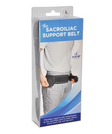 Blue Jay Sacroiliac Support Belt | Lower Back Support | Hypoallergenic & Breathable | Maternity Support (Small) - International Shipping Available - Buy Online on GoSupps.com