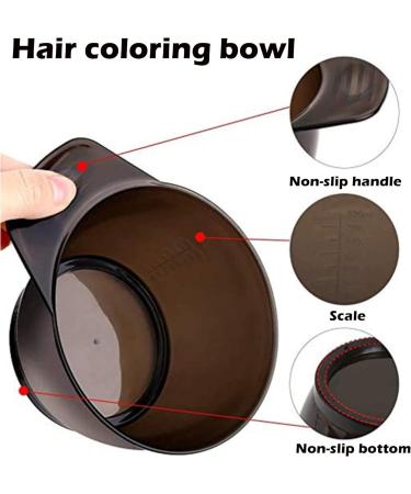 SYXLS 6-Piece Hair Colouring Tools Kit - Hair Dye Brushes, Tinting Bowl, Ear Cover & Comb Set - Buy Online on GoSupps.com