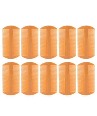 Lot de 10 Peignes Poux Double Face Peigne de Toilettage en Plastique Vintage avec Dents Fines Peigne D m lant Polyvalent pour Enlever les Poux des Pellicules Peigne Cheveux Anti-d rapant pour H