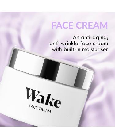 Wake Skincare Face Cream for Dry Skin Moisturiser for Dry Skin - Hyaluronic Acid Moisturiser - 50ml Dry Skin Cream - Natural Antioxidants & Dry Skin Face Cream Face Moisturiser for Dry Skin - Buy Online on GoSupps.com