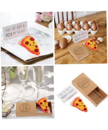 RUNROTOO Box Christmas Stocking Stuffers Festival Gift Christmas Goody Bag Filler Gifts for Stocking Stuffers The Gift Toys Friends Present Non-woven Fabric Small Toy Pizza - Buy Online on GoSupps.com