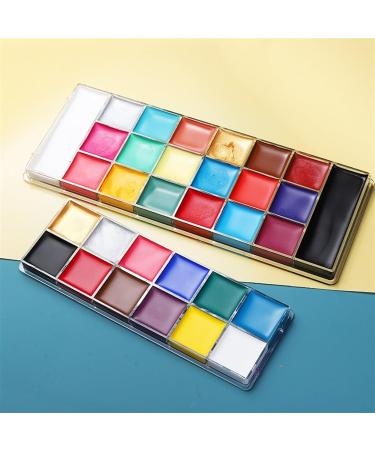 Professional Face Painting Kit - Water Soluble Body Paint for Holidays & Competitions - Stage Makeup in Color B - Buy Online on GoSupps.com