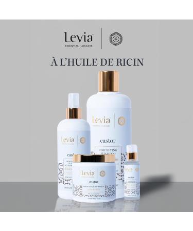 Levia | Fortifying Shampoo with Castor Oil | Strengthens and Stimulates Hair Growth | Fights Breakage | Promotes Hair Growth | For all hair types | 500ml - Buy Online on GoSupps.com
